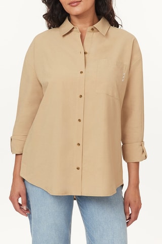 Chemisier oversize - Beige
