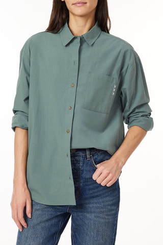 Chemise oversize - Vert