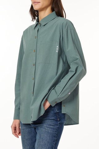 Chemise oversize - Vert