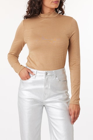 Sous-pull - Camel et argenté