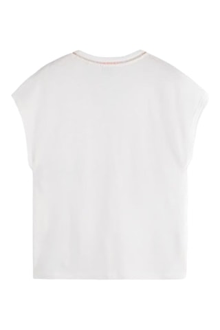 T-shirt loose en lin - Blanc