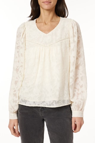 Blouse en dentelle - Ivoire