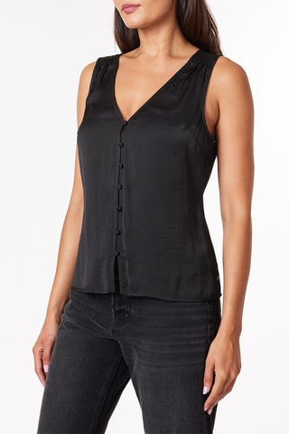 Blouse sans manches - Noir