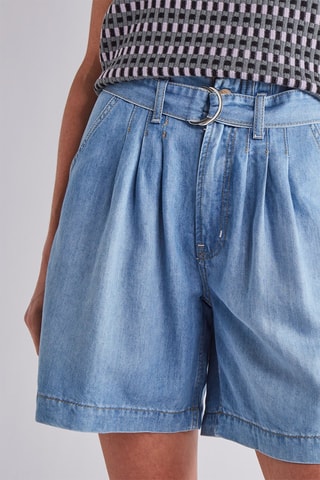 Short en jean - Bleu
