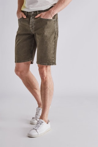 Short en jean - Vert foncé