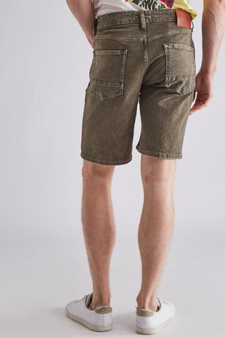 Short en jean - Vert foncé