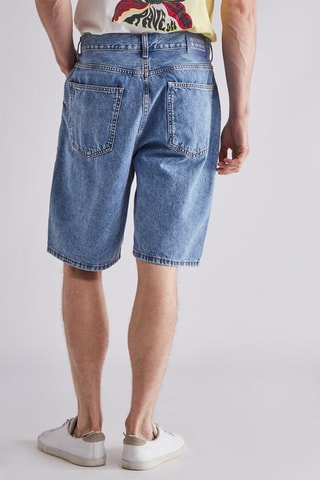 Short en jean - Bleu