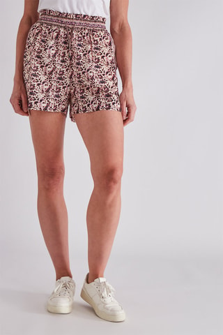 Short - Marron et beige