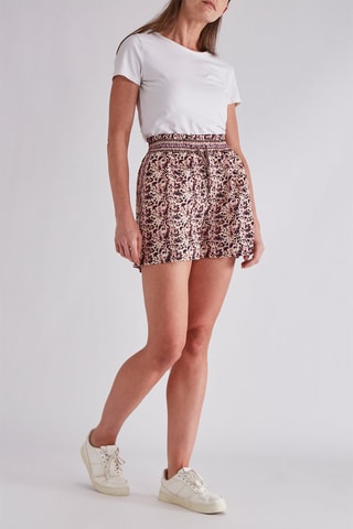 Short - Marron et beige