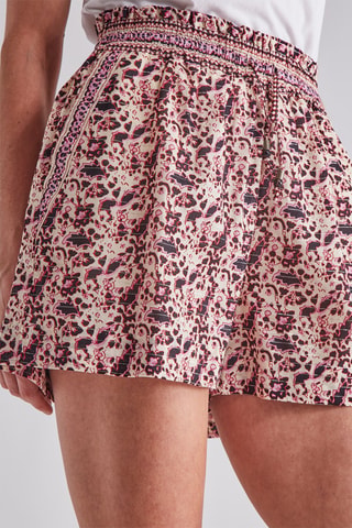 Short - Marron et beige