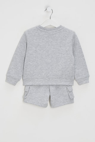 Sweat et short - Gris clair