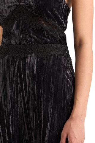 Jupe longue en velours - Noir