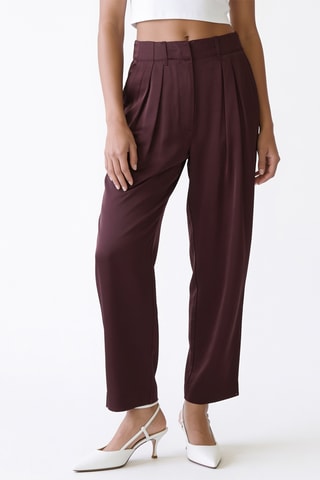 Pantalon droit - Marron
