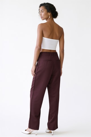 Pantalon droit - Marron