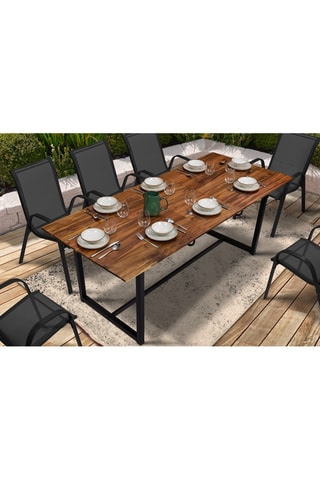 Mesa de jardín extensible - 200 x 90 x 75 cm