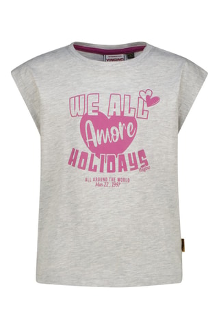 T-shirt - Rosa e grigio