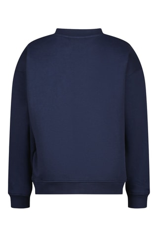 Felpa Icon crew - Bianco e blu