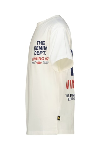 T-shirt - Bianco, rosso e blu