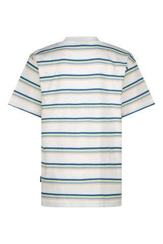 T-shirt - Bianco, blu e giallo