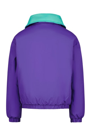 Giacca double face - Blu e viola