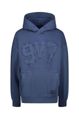 Felpa con cappuccio - Blu