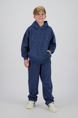 Felpa con cappuccio - Blu