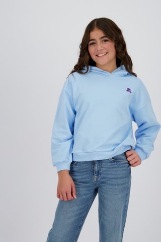 Felpa con cappuccio Helia - Blu e viola