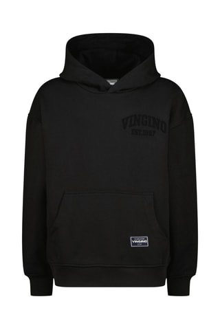 Felpa con cappuccio - Nero