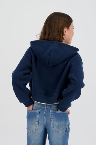 Felpa con cappuccio - Blu