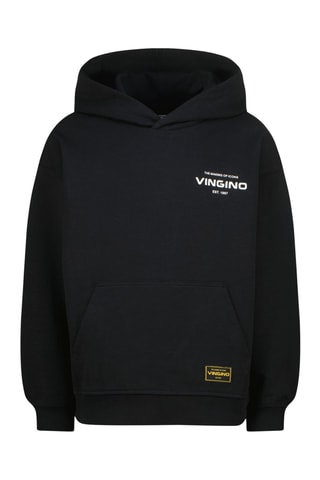 Felpa con cappuccio - Nero