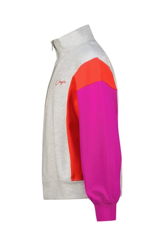Felpa - Arancione, rosa e grigio