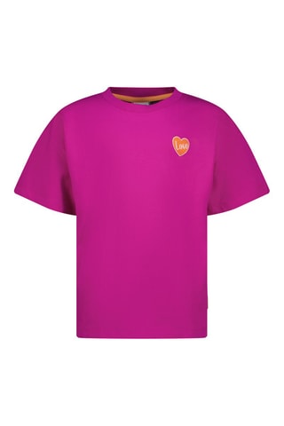 T-shirt - Bianco e rosa