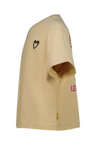 T-shirt - Beige e rosa