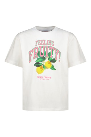 T-shirt - Bianco, verde e rosa