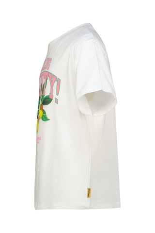 T-shirt - Bianco, verde e rosa