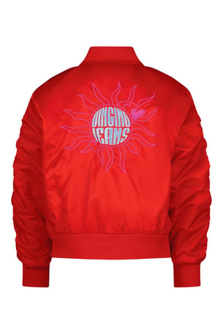 Bomber - Bianco, rosso e rosa