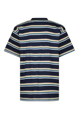 T-shirt - Bianco, blu e giallo