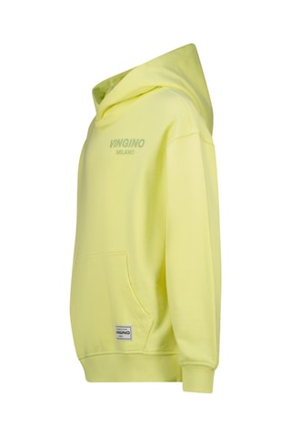Felpa con cappuccio - Verde e giallo
