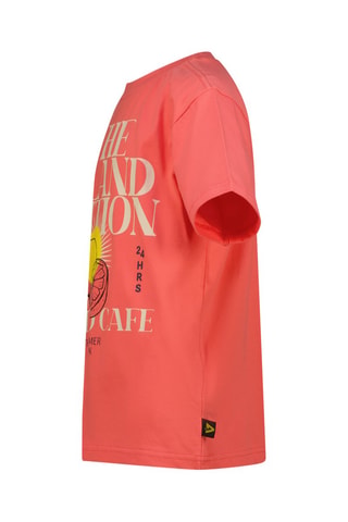 T-shirt - Nero, giallo e arancione