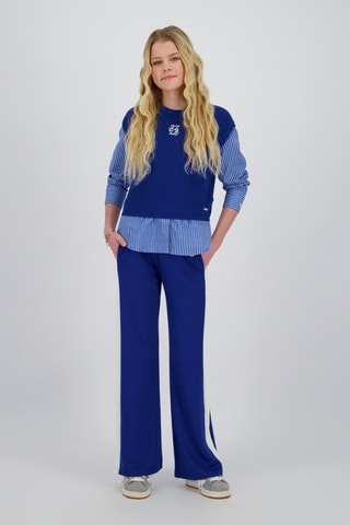 Pantaloni Puck - Bianco e blu