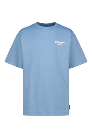 T-shirt - Bianco e blu