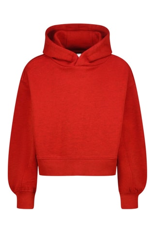 Felpa con cappuccio - Rosso