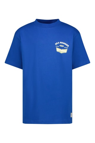 T-shirt - Bianco e blu