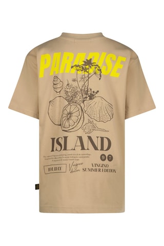 T-shirt - Beige e giallo
