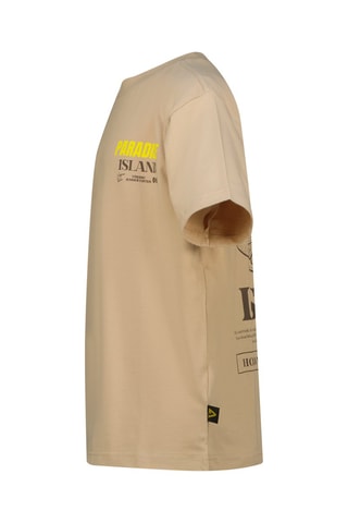 T-shirt - Beige e giallo