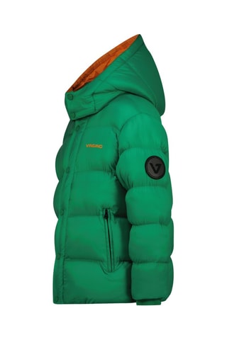 Piumino double face Toclar - Nero, verde e arancione