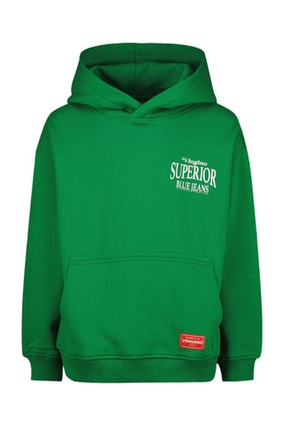 Felpa con cappuccio - Verde