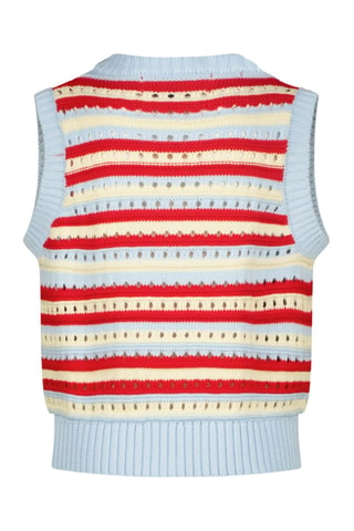 Gilet Jordan - Bianco, rosso e blu