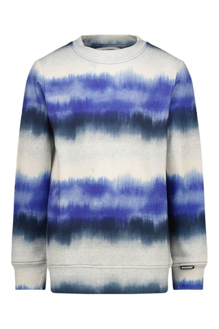 Felpa tie and dye - Blu