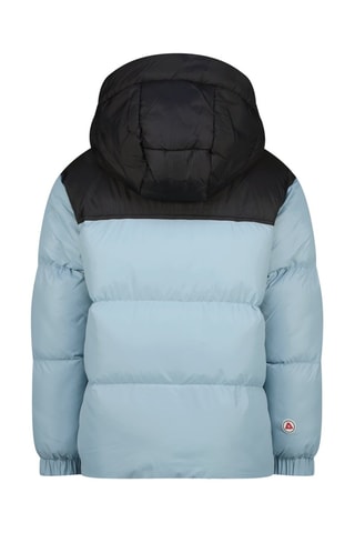 Piumino con cappuccio Thorther - Bianco, blu e nero